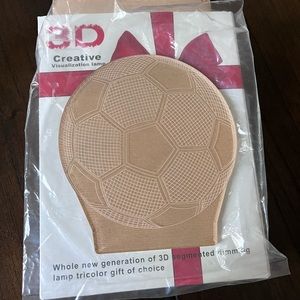 3D soccer lamp with tricolor choices